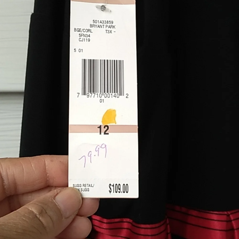 Y2K, Vintage Evan-Picone Cocktail Dress, - Picture 7 of 13